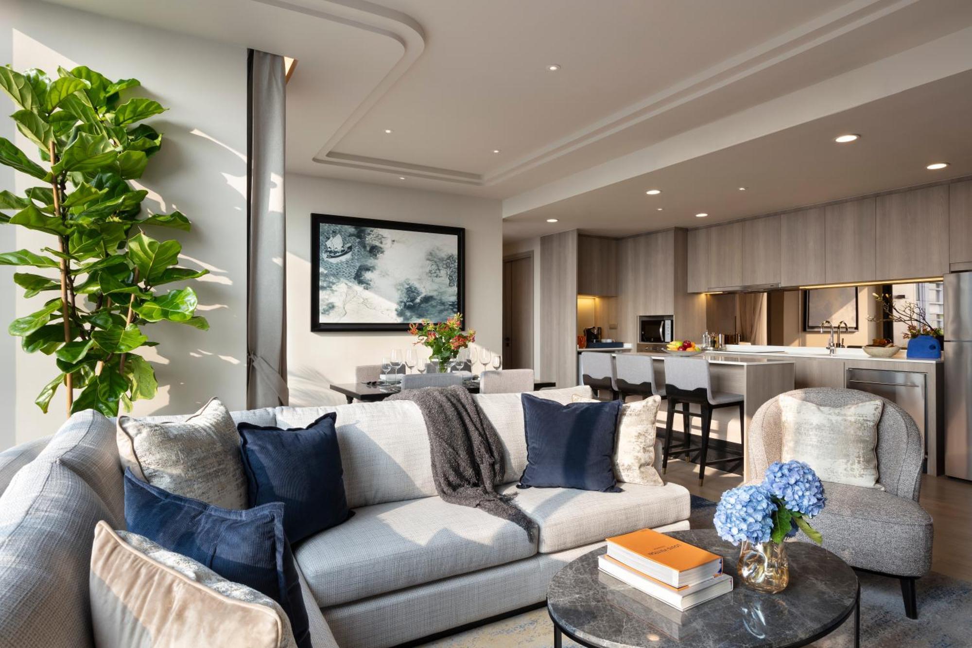Готель Ascott Thonglor Бангкок Екстер'єр фото The interior of a typical apartment