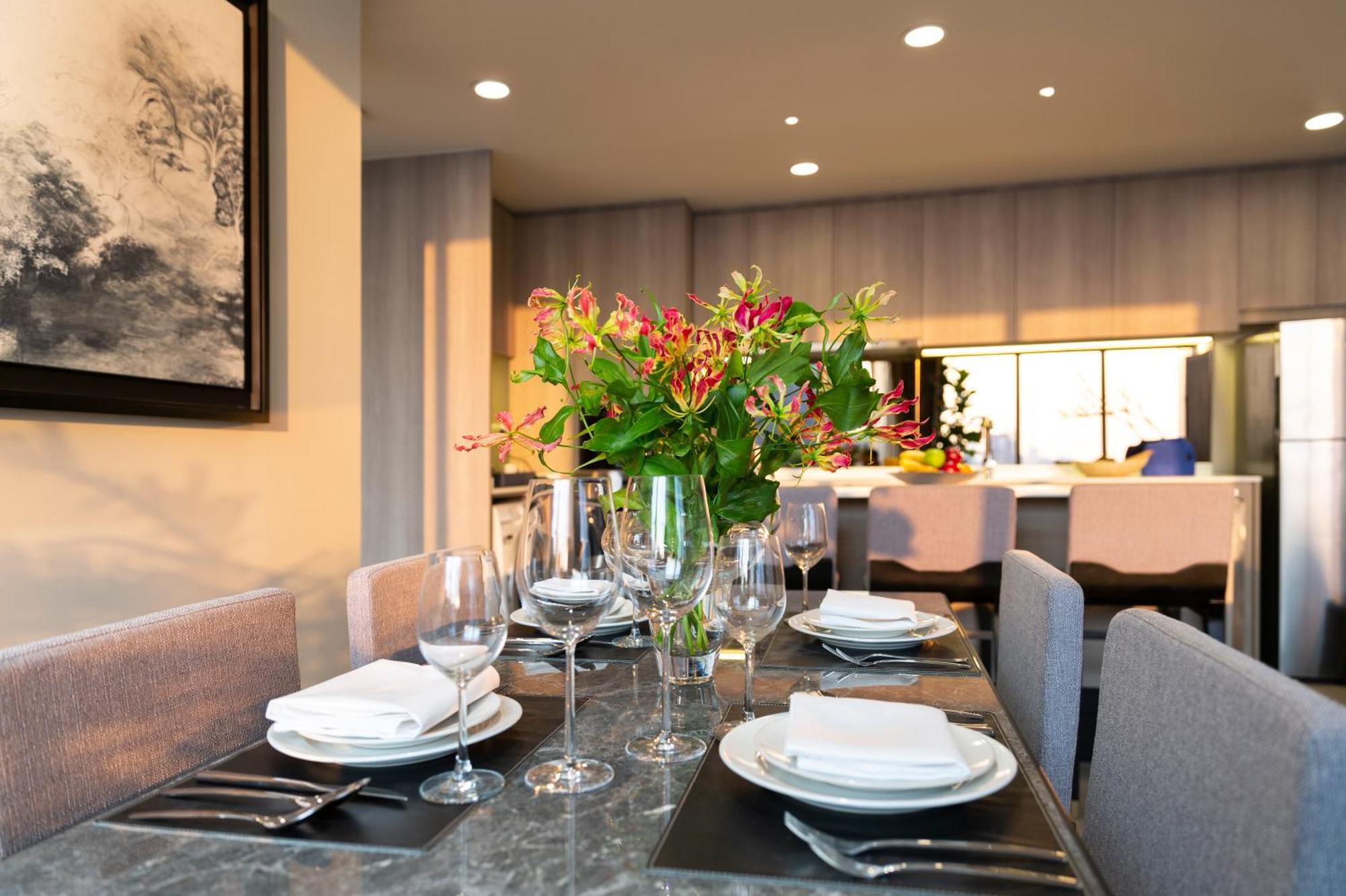 Готель Ascott Thonglor Бангкок Екстер'єр фото A dining room