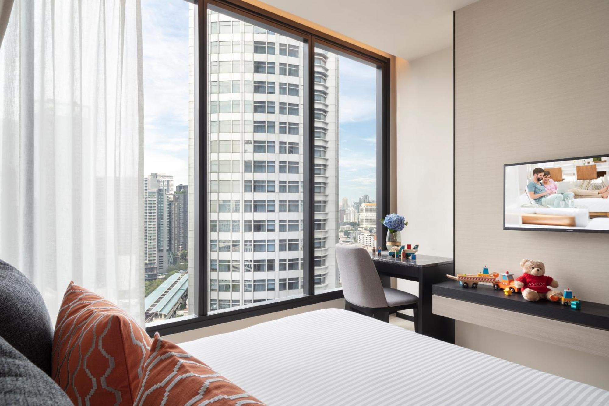 Готель Ascott Thonglor Бангкок Екстер'єр фото A bedroom at The Panorama